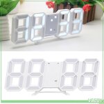 Horloge num�rique led 3d - fafeicy - multifonctionnelle - ajustement automatique - design moderne