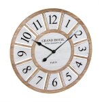 Horloge - pendule murale ronde paris blanche 63 cm couleur: blanc 300404clm Horloge - pendule murale ronde paris blanche 63 cm couleur: blanc 300404clm
