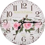 Horloge - pendule horloge murale vintage fleur 30 cm - dba