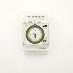 Horloge piscine modulaire pour coffret electrique piscine - programmateur - montage sur rail