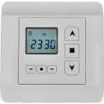Horloge programmable - non spécifié - volet roulant - blanc - intérieur - 80 x 80 x 45 mm Horloge programmable - non spécifié - volet roulant - blanc - intérieur - 80 x 80 x 45 mm