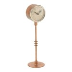 Horloge sur pied en mtal antique 40cm cuivre