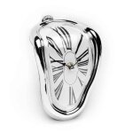 Horlogedr�le surr�alisme art cadeau salvador dali temps cha�ne fonte horloge argent temps