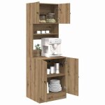 Hot sale�buffet de cuisine (2 pcs) armoire / vitrine / placard - solomon - meuble de cuisine - fixation ...