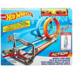 Hot wheels circuit double boucle en folie