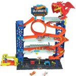 Hot wheels city - garage ultime - coffret avec 2voitures incluses hkx48