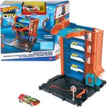 Hot wheels city rally set parking + vhicule - mattel - jouet en plastique - pour enfant de 4 ans et ...