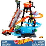 Hot wheels city station de lavage ultime coffret de jeu avec pistes pour changer la couleur des voitures ...
