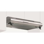 Hotte aspirante - glem - ghc631ix - largeur 60 cm - 3 vitesses - eclairage led