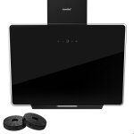 Hotte aspirante inclinée 60cm comfee - 400m³ / h - 2 filtres à charbon - 3 vitesses - agiter et toucher ... Hotte aspirante inclinée 60cm comfee - 400m³ / h - 2 filtres à charbon - 3 vitesses - agiter et toucher ...