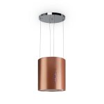 Hotte aspirante - klarstein barett - hotte en lot - 35cm - 558 m - h - led - cuivre