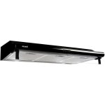 Beldeko - hotte casquette / visire 90 cm coloris noir 420 m3 / h