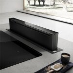 Hotte plan de travail elica escamotable pandora noir 90 cm - version recyclage Hotte plan de travail elica escamotable pandora noir 90 cm - version recyclage