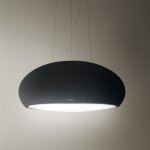 Hotte cuisine elica suspendue seashell noir mat 80 cm