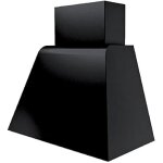 Hotte de cuisine murale aspirante elleci brio - noir - 90 x 50 cm - 368 m� / h - 58 db