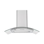 Hotte décorative continental edison - l60 cm - inox verre Hotte décorative continental edison - l60 cm - inox verre