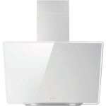 Hotte d�corative elica shire wh - a - 60 - blanc verre - 59. 8 cm - 32. 5 cm - extraction et recirculation ...