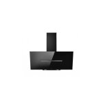 Hotte dcorative - elica - shy s bl / a / 90 - largeur 90 cm - aspiration ou filtrage - verre noir