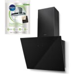 Faber hotte décorative incliné aspirante noire largeur 55cm débit dair 700m3 / h Faber hotte décorative incliné aspirante noire largeur 55cm débit dair 700m3 / h
