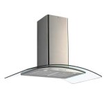 Hotte dcorative glem ghs972ix - evacuation - inox - 90 cm - 756 m3 / h