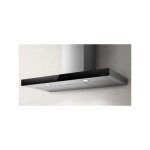 Elica hotte dcorative murale aspirante inox largeur 90 cm dbit dair 581 m3 / h