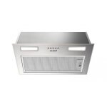 Hotte encastrable - groupe filtrant inox 52 cm - 335 m3 / h - evacuation ou recyclage - filtres  charbon ...