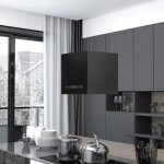 Hotte �lot - akozon - lcd tactile - acier enduit de poudre - 3 vitesses - 756 m� / h