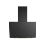 Hotte incline - bomann - du7611 - g - noir - 60 cm - 3 niveaux de puissance - clairage led