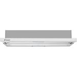 Hotte t�lescopique - candy - 36901044 - 329 m3 / h - 90 cm - argent�