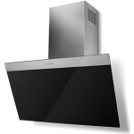Hotte verticale incline daisy 800mm inox / verre noir - classe a - dbit faber - 5816724