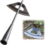 Houe creuse  main - houe - acier tremp - outil de dsherbage - ameublissement du sol - plantation de ...