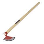 Houe demi - lune forg�e - big - 180 mm - 120 cm - 1 kg - acier haute qualit� - r�sistant � la rouille ...