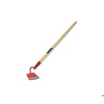 Houe forg�e - big - 100 mm - acier haute qualit� - r�sistant � la rouille - manche en pin - pour d�sherber ...
