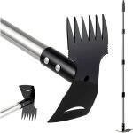 Houe de jardin � long manche (148 cm)utilis�e pour ameublir le sol la�rer et d�sherber.
