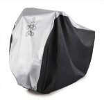 Housse pour v�lo - nylon 190t - �tanche - protection uv - pour 2 v�los - r�sistante � la poussi�re