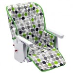 Housse d'assise pour chaise haute bb enfant gamme ptit - olive - monsieur bb