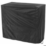 Housse pour barbecue � gaz - virex� - polyester imperm�able - sangles de s�curit� - 145x61x117 cm - noir ...
