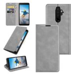 Housse pour blackview bv6300 bv6300 pro gris en pu cuir avec protection antichoc support fonction fermeture ...