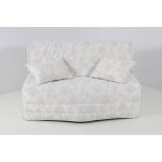 Housse bz 140x190 matelasse fleur beige