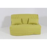 Housse bz 140x190 matelasse vert pistache