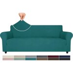 Housse canap 2 places - universelle - extensible - turquoise