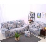 Housse de canap 3 + 1 places avec accoudoirs revtement de canap lastique universel housse de protection ...