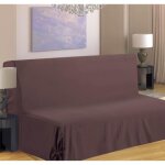 Housse de canap bz 140x190 cm taupe