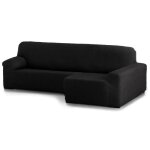 Housse de canap� dangle multi - �lastique accoudoir long angle � droite spongy e10 noir. composition ...