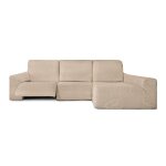 Housse de canap dangle relax multi - lastique accoudoir long angle  droit butn e01 beige