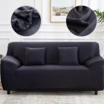 Housse de canap extensible 2 places revtement de canap avec accoudoirs universel lavable antidrapante ...