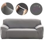Housse de canapé extensible 3 places revêtement de canapé avec accoudoirs universel lavable antidérapante ... Housse de canapé extensible 3 places revêtement de canapé avec accoudoirs universel lavable antidérapante ...
