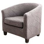 Housse de canapé jacquard feuille housse de protection pour fauteuil de club - très extensible - amovible ... Housse de canapé jacquard feuille housse de protection pour fauteuil de club - très extensible - amovible ...