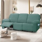 Housse canap relax 3 placeshousses de canap housse de chaise longue shiwares sofa cover matcha vert ...