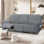 Housse de canap - annefly - relax 3 places - polyester - 190 - 300cm - style moderne